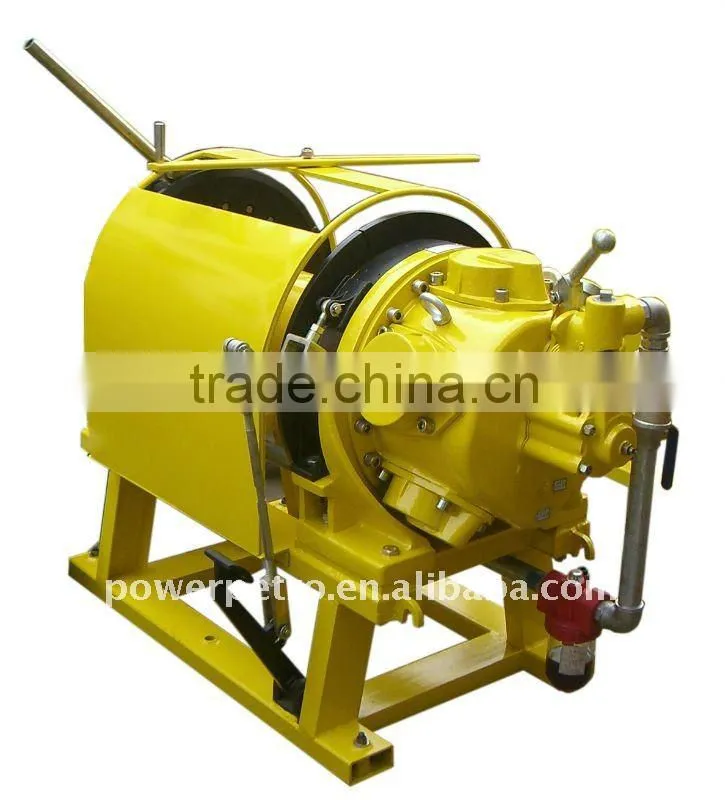 API certified 5 ton anti-low-temperature air winch