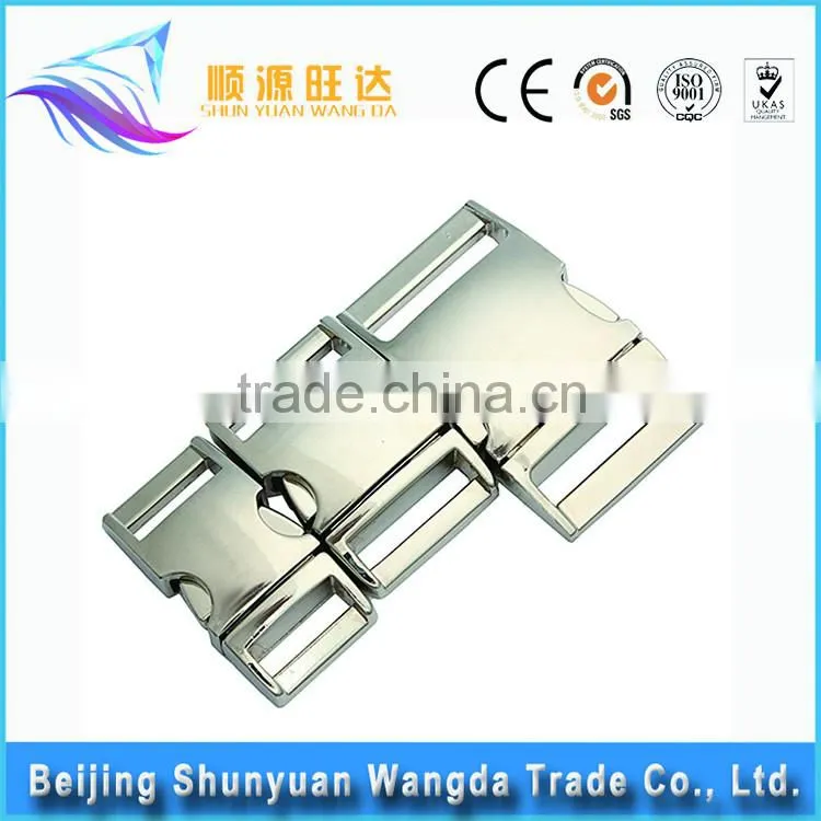zinc alloy die casting metal slide buckle bag buckle wholesale ladder locks,ladder lock buckle