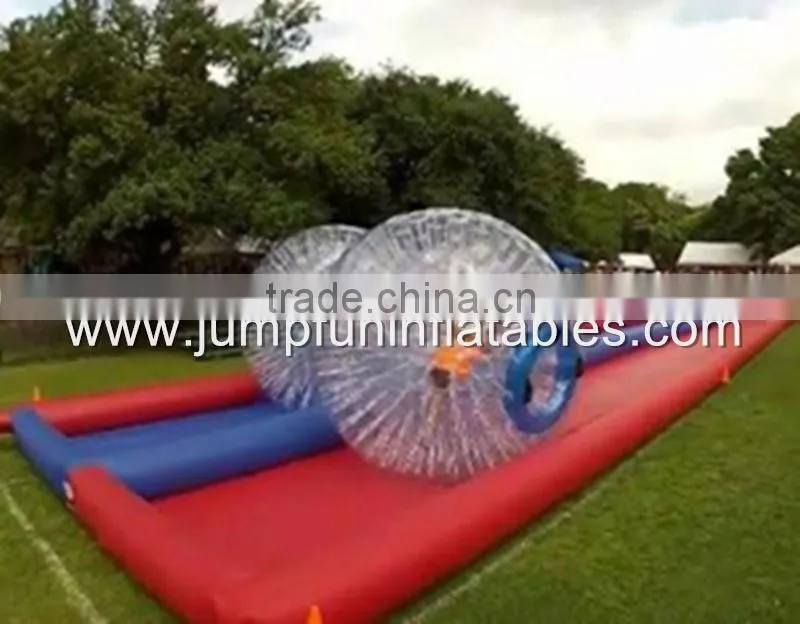 PVC Zorb Ball with Inflatable Race Track for Human Zorb Balls