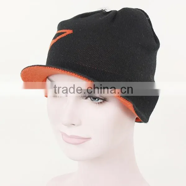 custom warm winter women beanie hat