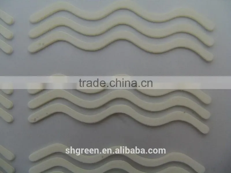 Garment collar PVC film heat press seal label