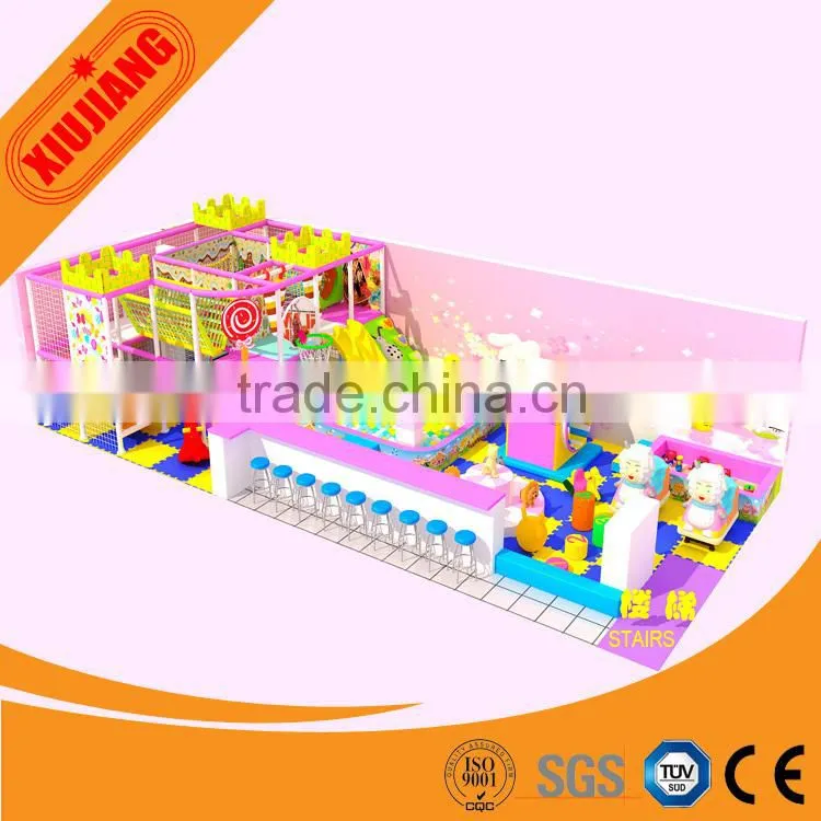 Safe Kids Indoor Play Structure Plastic Playground For Sale