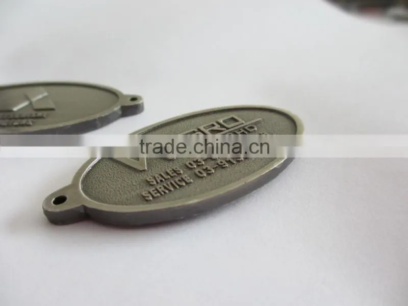 professional design metal antique keyring logo tag,cheap keychains