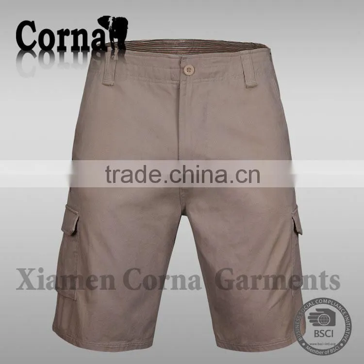 Wholesale fashion mens sport khaki short pant polyester cotton baggy anti-pilling pants