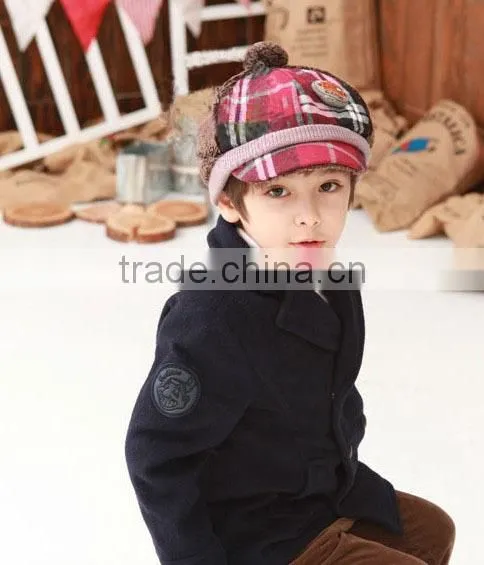 British style children baseball cap