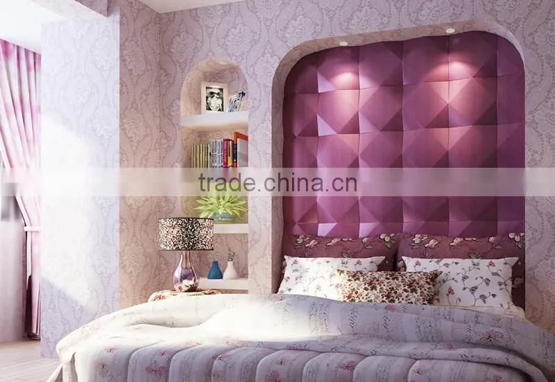 2015 china home decor wholesale faux leather polyurethane price 3d ceiling panel