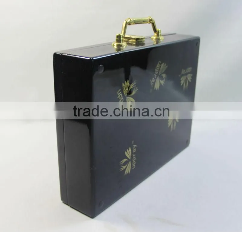 Custom Design Natural Unfinished Wood Craft Hinged Box