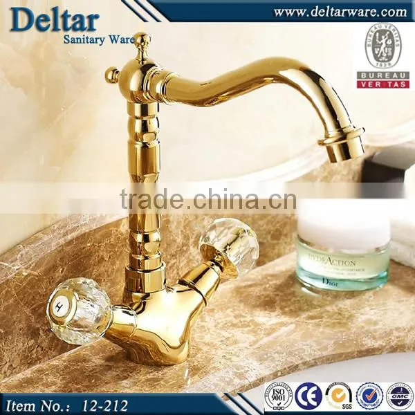 middle east market Modern golden faucet, Wall Mounted Kitchen faucet Mixer Water Tap From Kaiping Factory