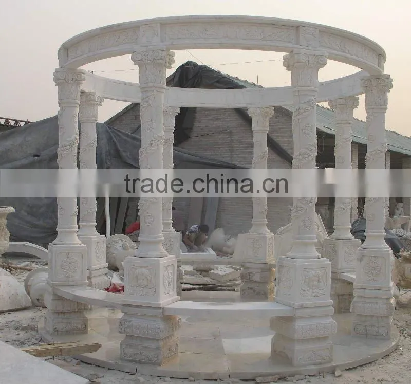 Stone Carving Garden gazebo