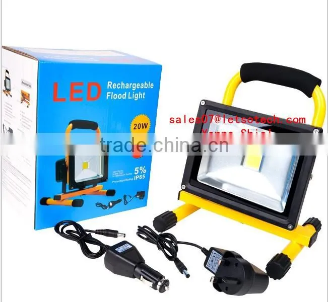 20w 30w 40w 50w battery powered 10w flood led light portable flood light pack12v led flood lamp for outdoor camping and fishing