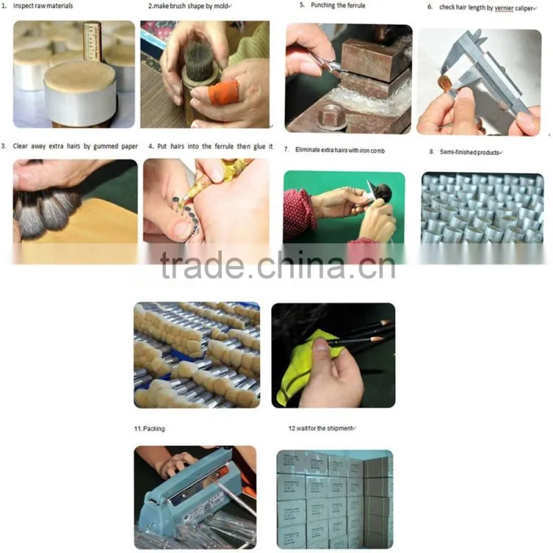 Hot sale Brush makeup set Shell shape cosmetic bag private label shell makeup brush set wholesale