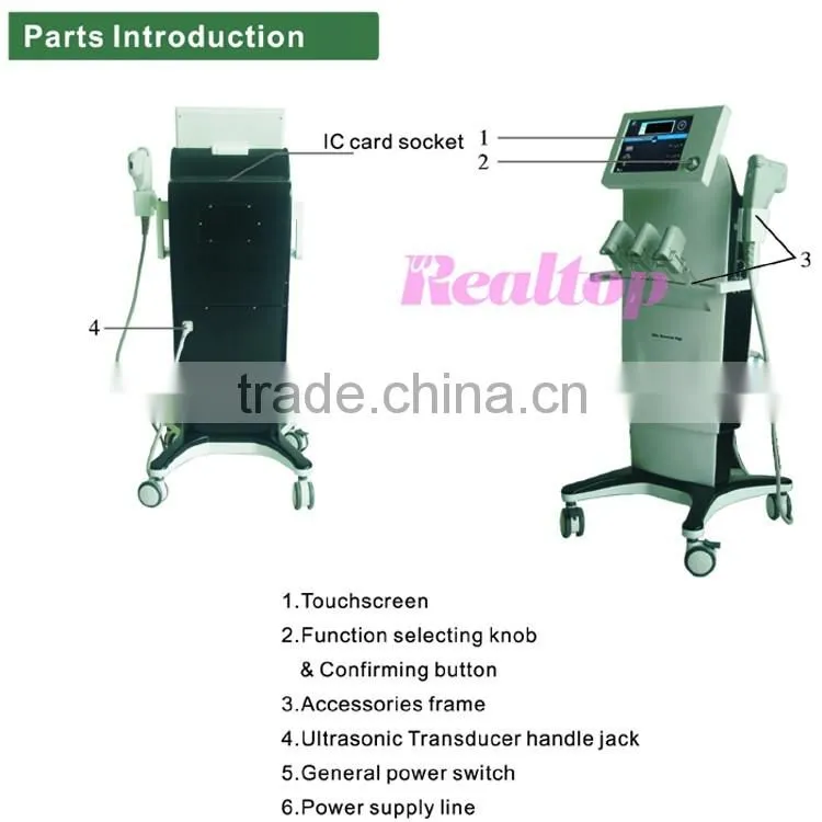 Best Facial Care Ultra Lift Hifu High Intensity Focused Ultrasound Wrinkle Removal and Painless of Hifu Machine Face Lift