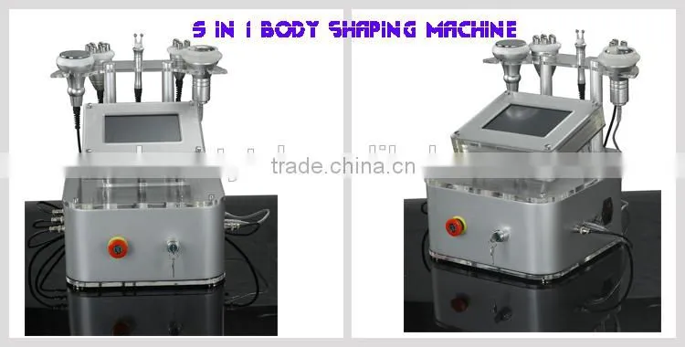 TSL-1112B Hot sale in Europe 5 in 1 ultrasound 5mhz multipolar rf tipolar rf cavitation anti cellulite vacuum machine