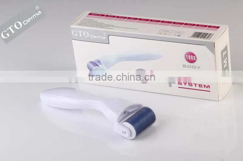 wholesales violet roller color GMT1080 body derma roller/ce approved for hair treatment