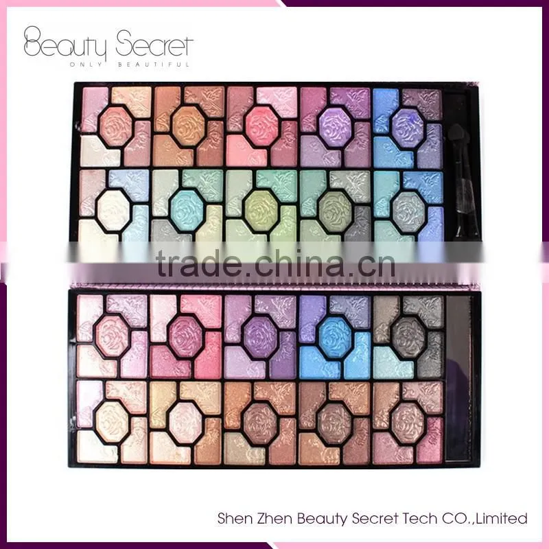 Cardboard eyeshadow palette long lasting eyeshadow with bag
