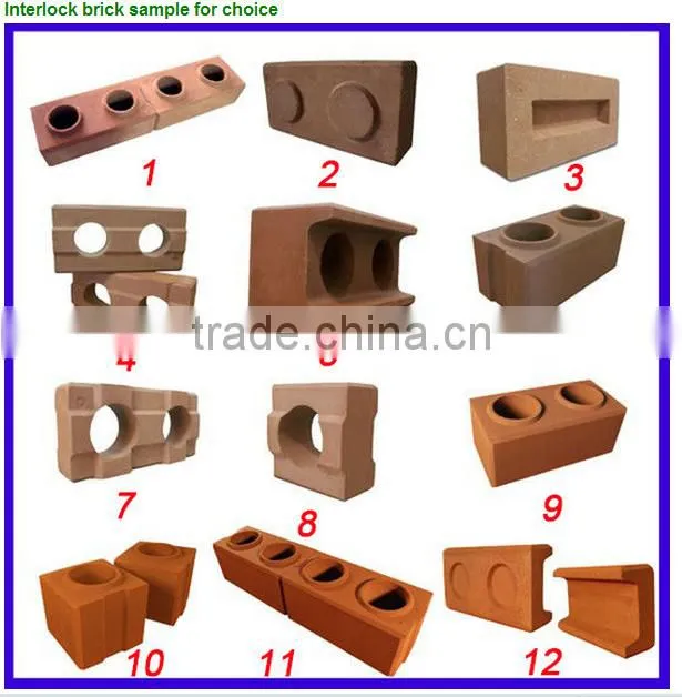 New design SY1-20 small machine for home business hydraulic soil solid brick machine using diesel in Comoros