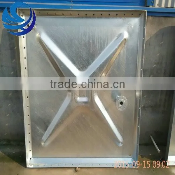 Factory price 4 layer tank galvanized sectional steel water storage tank