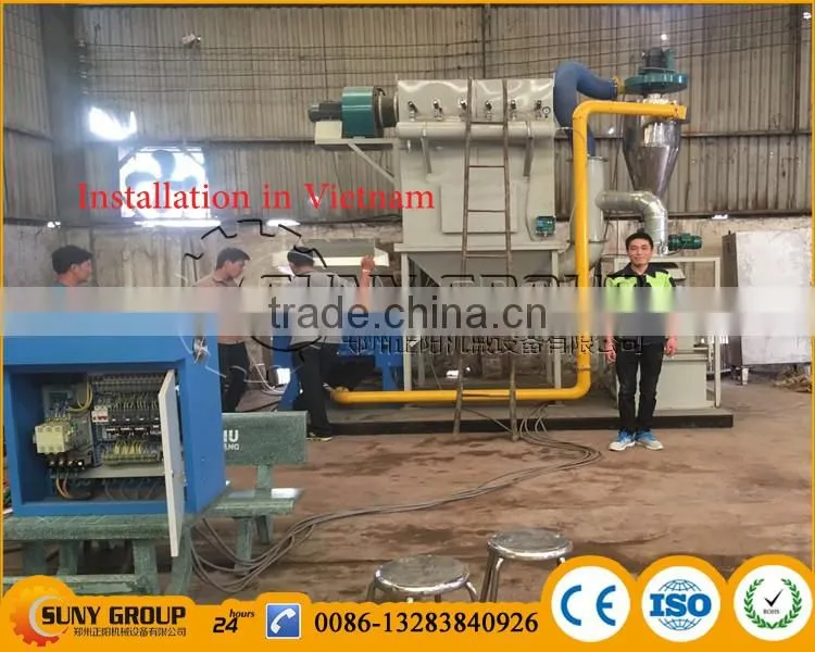 Scrap copper cable wire recycler/cable wire copper and plastic separating machine