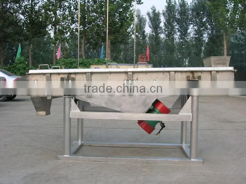 Large capacity paper pulp linear vibratory sieve