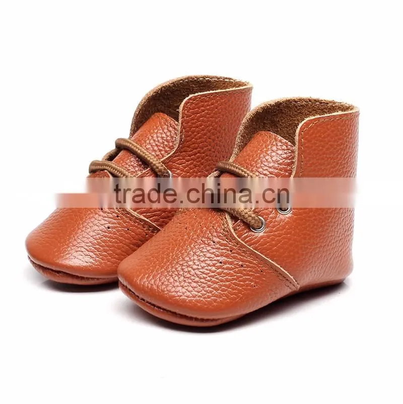 2017 New designs genuine leather usa flag baby moccasins high heel baby girl shoes with air hole