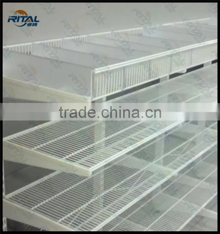 Elegant White Metal Display Racks