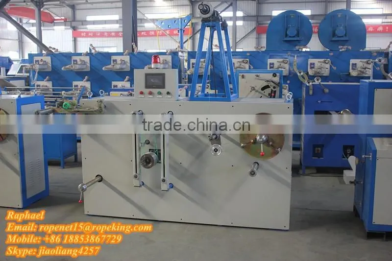 Coil winding machine for rope baler twine coil making machine coiler machine: ropenet15@ropekig.com