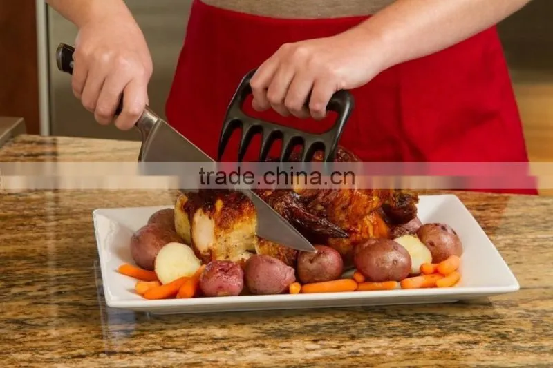 BBQ Meat Handler Forks, BBQ Bear Claws by Luxaton, BBQ Heat Resistant Meat Claws,Meat Handlers, Meat Shredder Claws, Set of 2