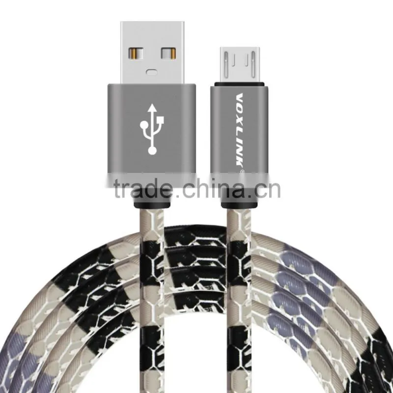 Voxlink 0.25m/1m/1.5m/2m/3m Fast Charging Data Sync Micro USB data Cable for iPhone 6 6s Plus 5s 5 iPad mini/Samsung/HTC