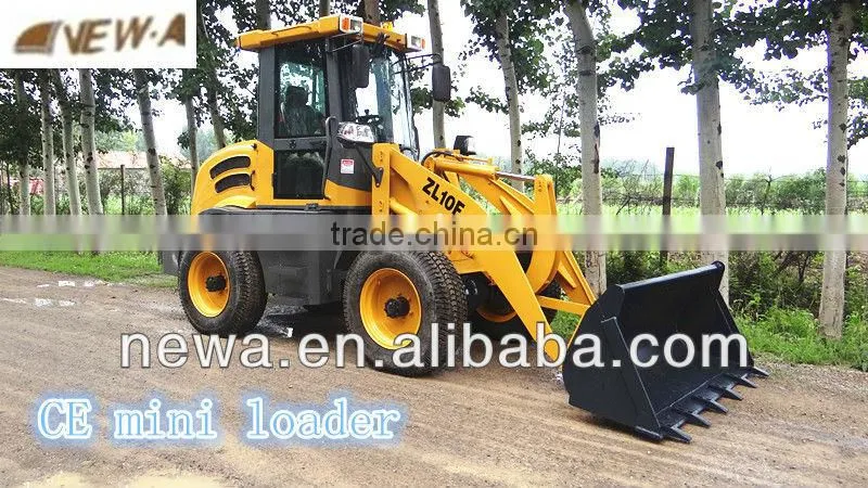 NEW 2016 hot 1.0ton CE mini front loader