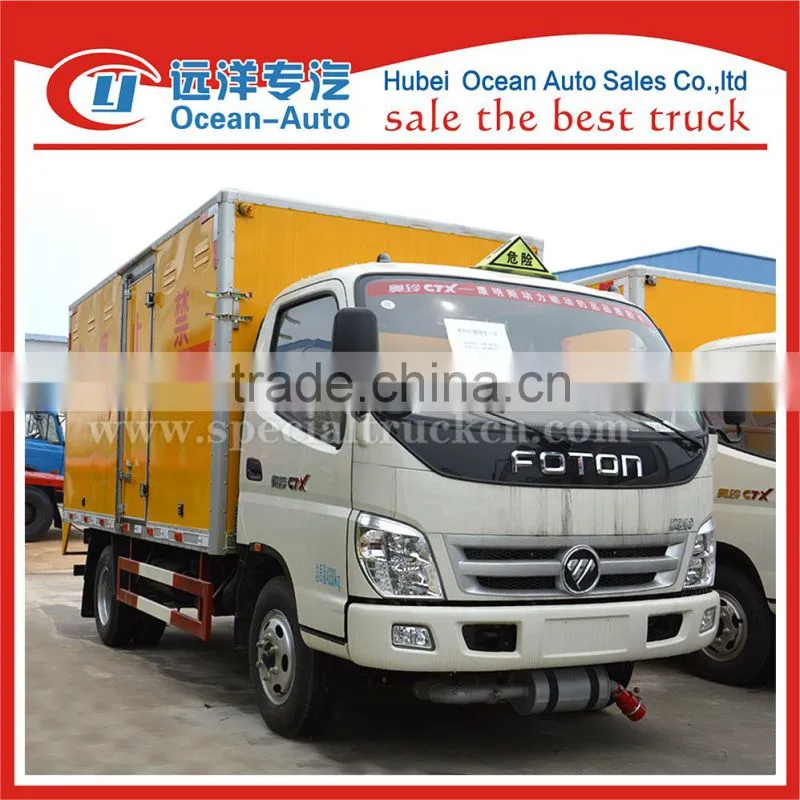 100% quality safty explosive transport truck for sale in china