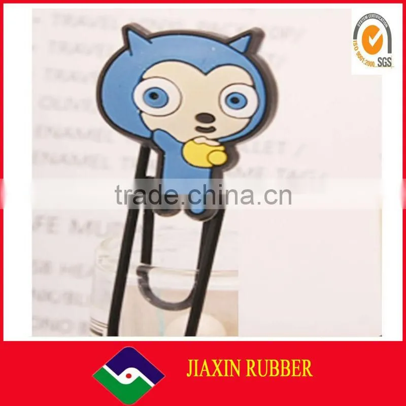 Paper Clip with Many Kinds of Designs silicone bookmark