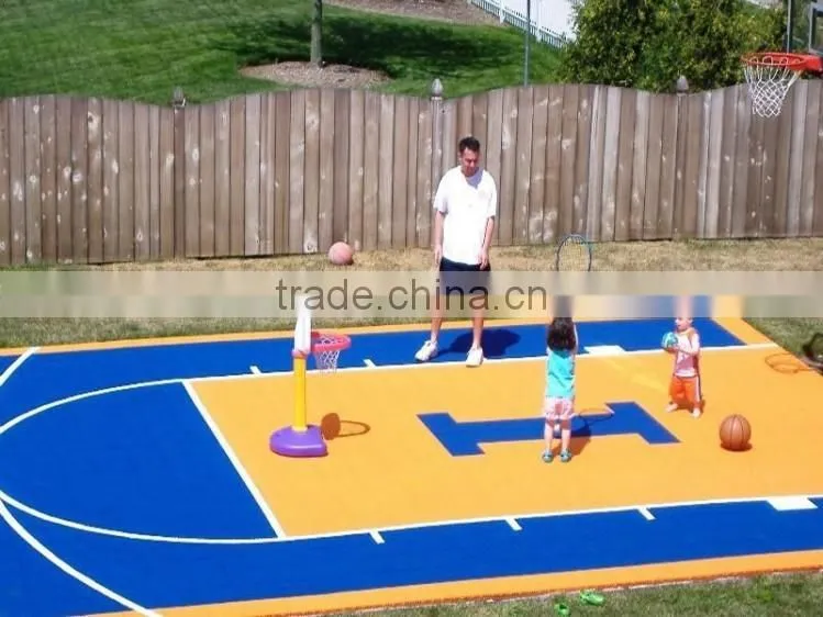 stylish interlocking sport flooring for playground, kindergarten