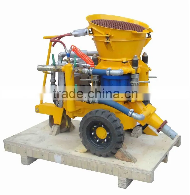 Small Sized Air Motor Drive Dry Mix Shotcrete Sprayer Manufacturers