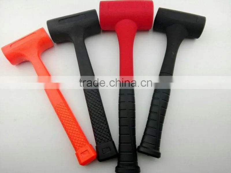 rubber hammer with fibre glass handle hammer with free sample