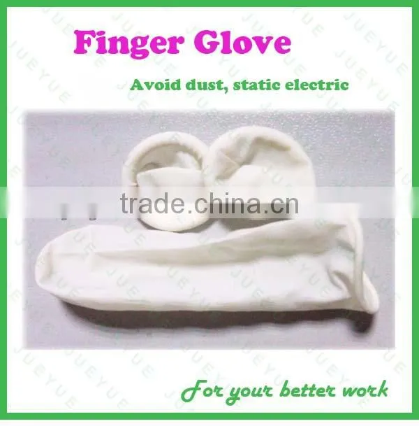 Static finger cot latex finger glove for repairing cellphone