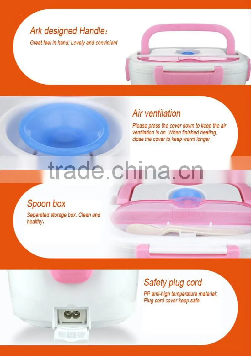 Patent kids stainless steel insulated electric lunchbox