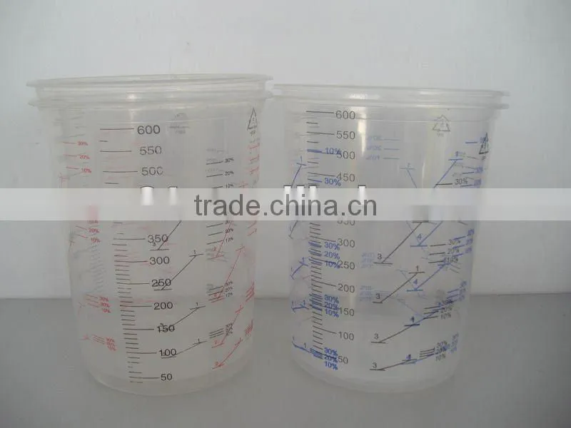 disposable paint mixing cup