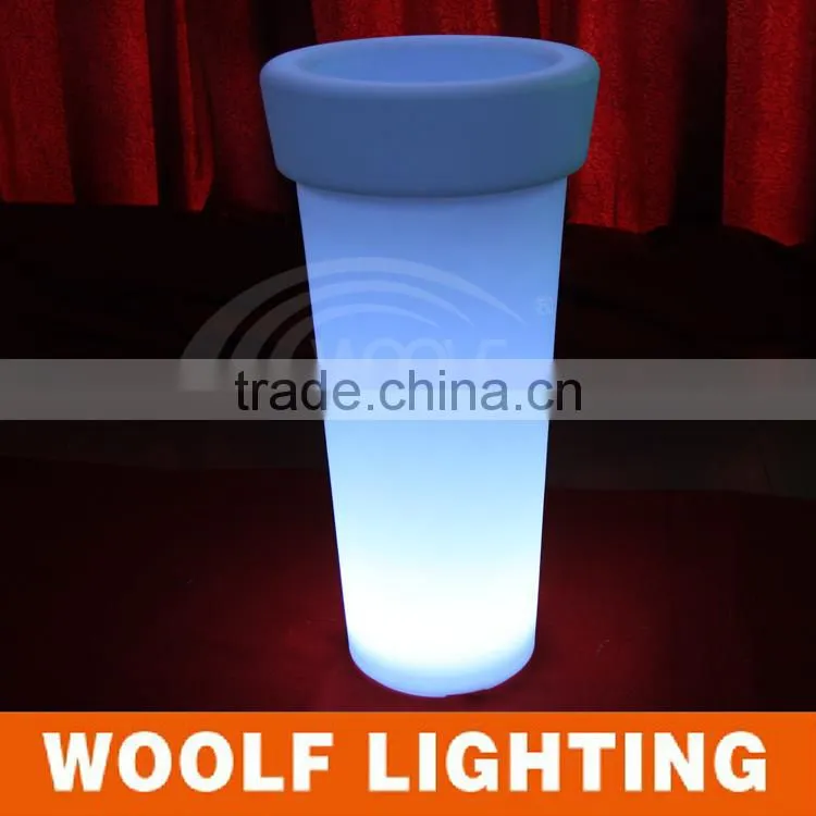 Outdoor Garen Solar Powered Waterproof LED Lighting Flower Pot
