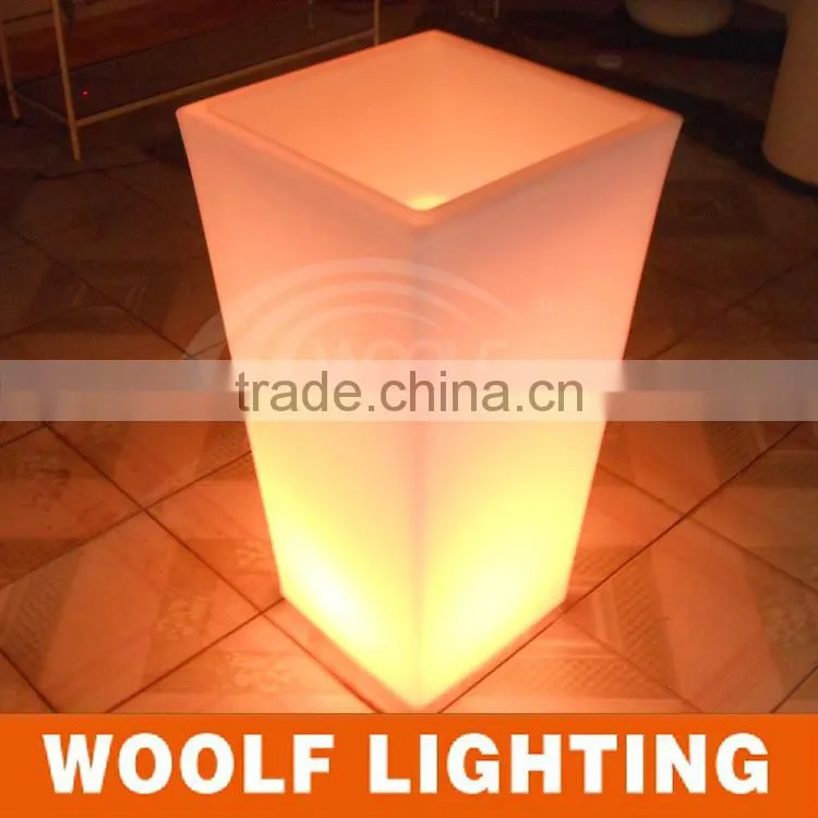 led light flower pot/indoor led flower pot