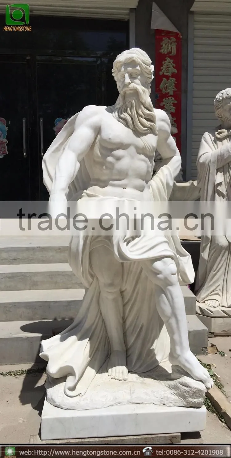 Life Size Marble Sculpture Famous Ancient Poseidon Statues