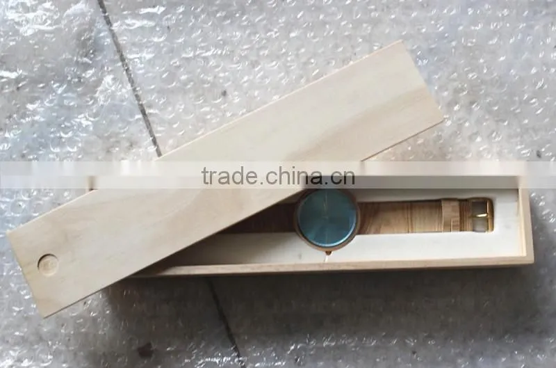 Wholesale hot stamping Logo pine Wooden Watch Box