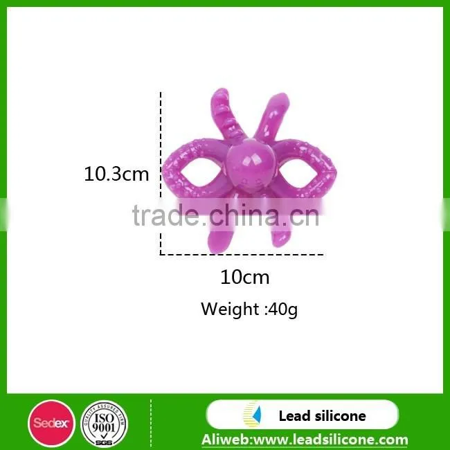 Baby love octopus silicone rubber baby toothbrush and other design toothrush