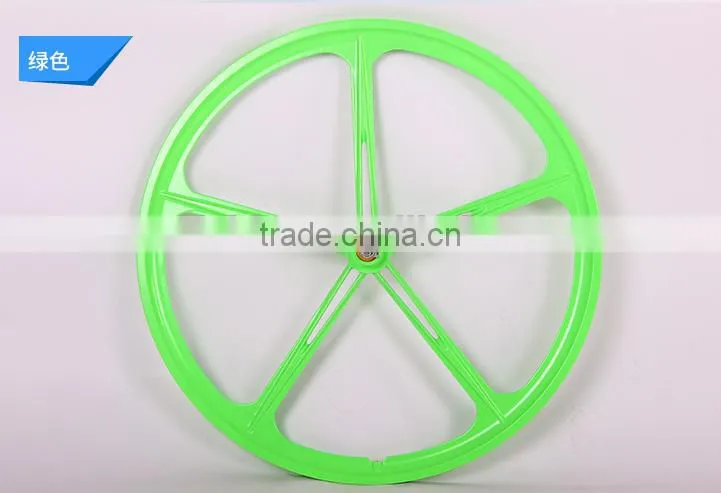 700C lightest strongest magnesium alloy bike wheel /fixed gear type hub bike wheel