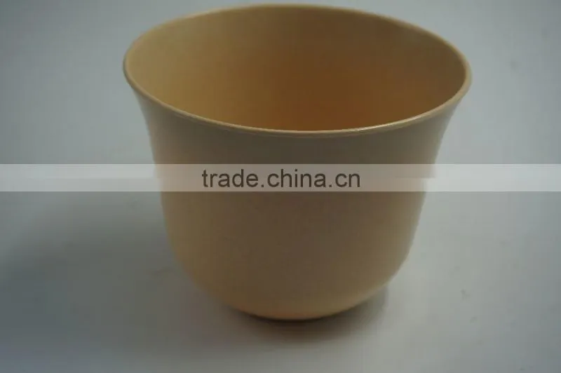 Plain environmental-friendly biodegradable bamboo plant pots