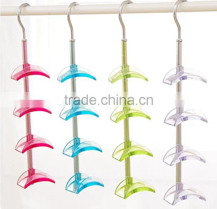 360 Degree Rotatable 4 Layer Hook Rack Bag Rack Bag Hanger