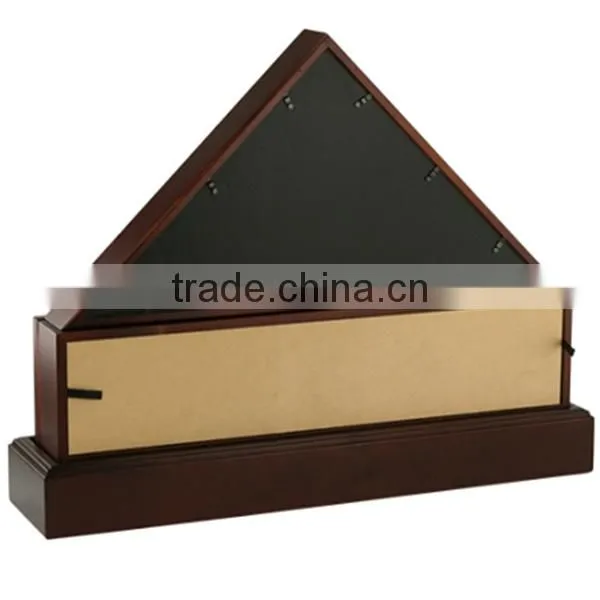 Unite state flag triangle shape wooden urn for ahses prices