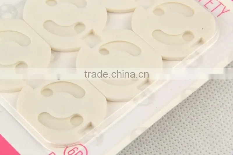 6PC round shape European-standard safety socket cover, baby protection