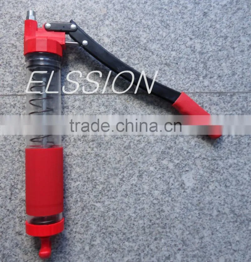 Top grade Transparent body Hand operated Grease Gun