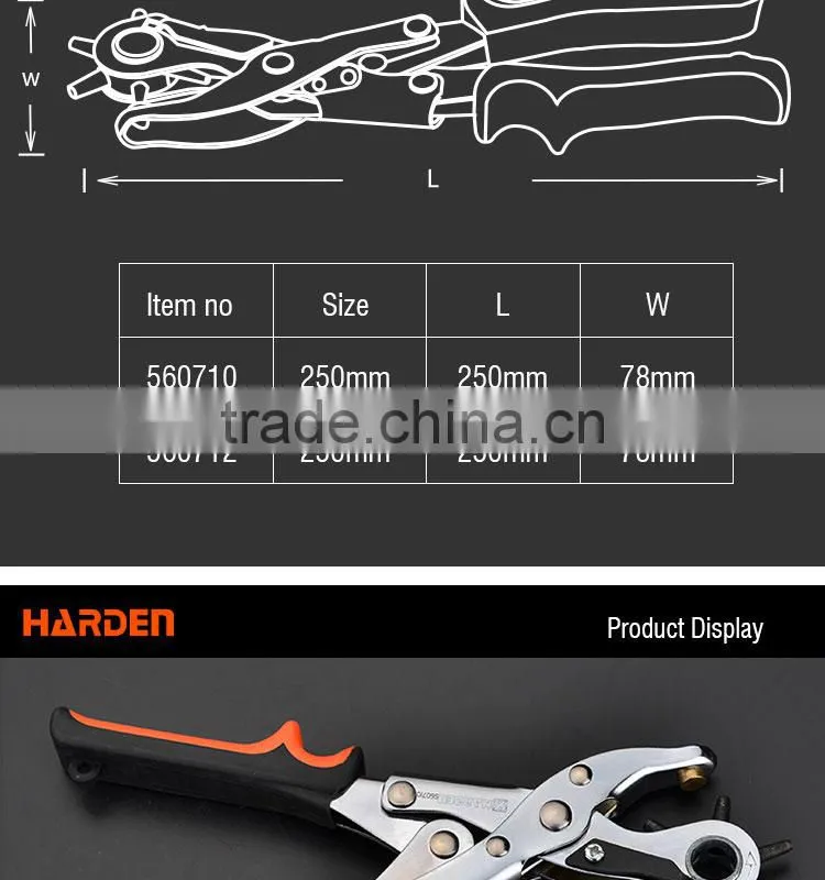 Can Be Customized Chrome Vanadium Professional Rotary Punch (round hole and oval hole)