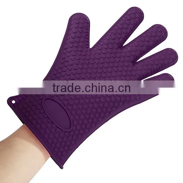 Kitchen Tool Heat Resistant Glove Oven Pot Holder Silicone Mitt Grip